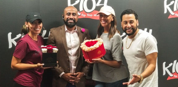 Dlux Roses k104 radio rose gifts