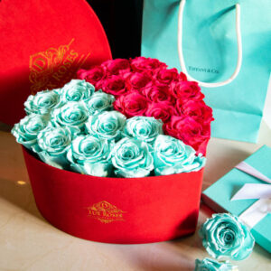 Heart Shaped Box Preserved Roses (Customizable)