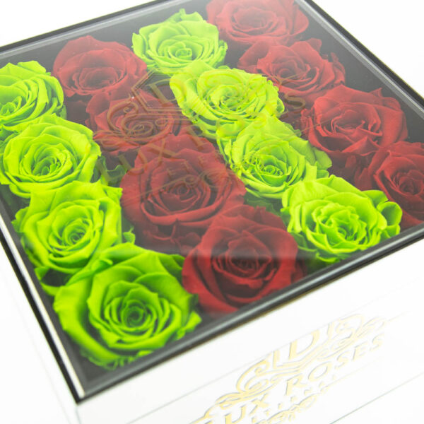 Mirror Box Medium Cube Preserved Roses  (Customizable) - Image 6